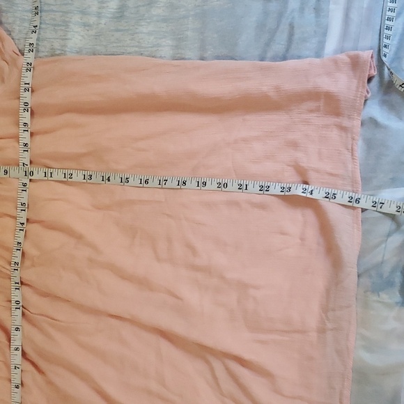 NWT St Johns Bay Womens Top Pink flowy cold shoulder Blouse Size XXL - Picture 9 of 9